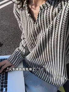 XZ809A/SYR58/特P24/控48/加绒特P34/控58 小香风雪尼尔V领卫衣图片