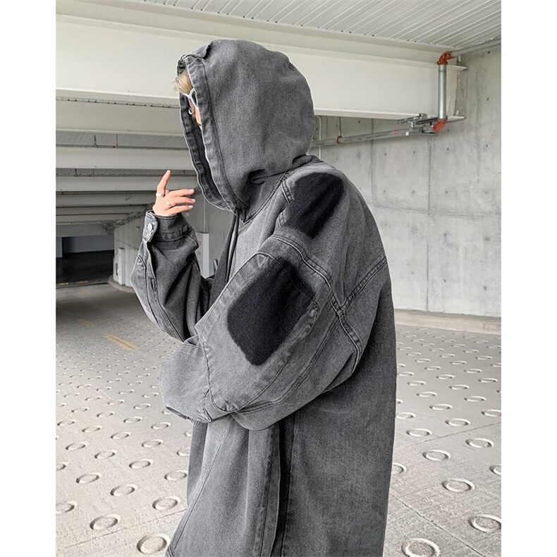 美式古着牛仔外套男春秋季2024新款高级感小众个性设计校园风夹克,男装夹克,星座410-7