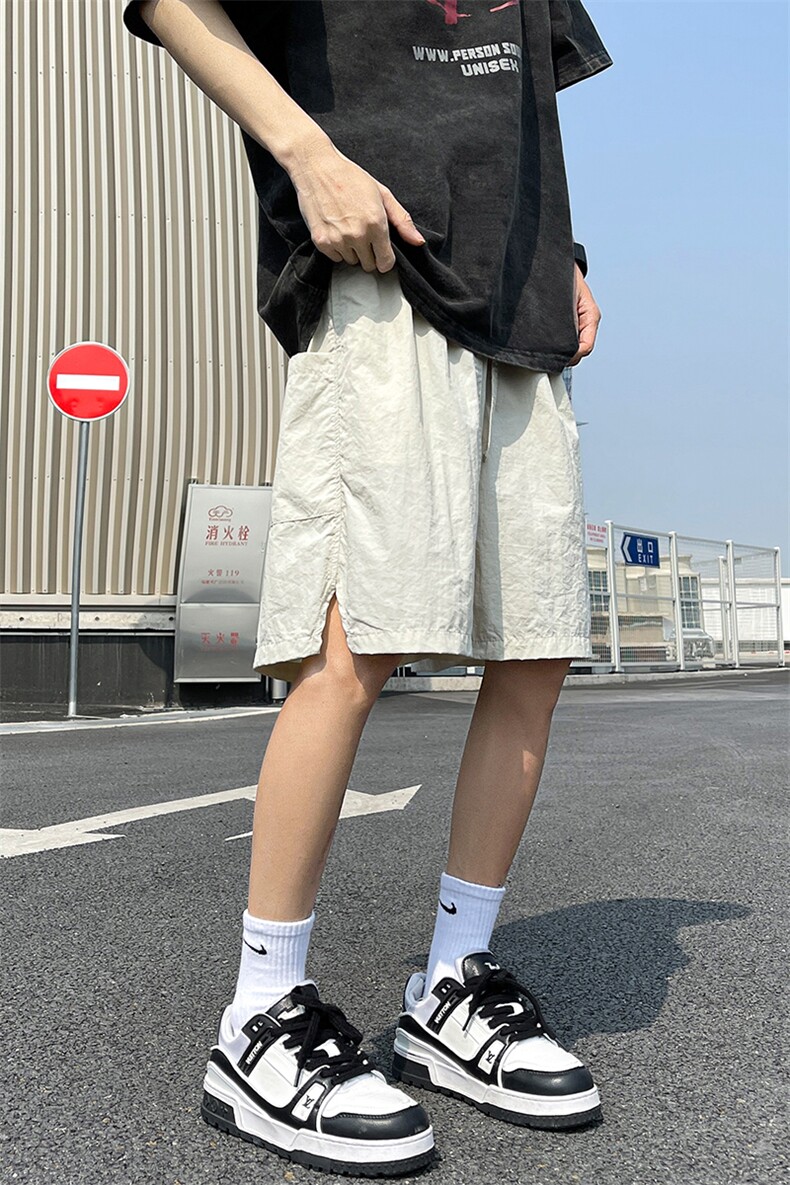 8XL-M特大码短裤男多巴胺冰丝裤户外速干五分裤工装裤DK1524P25,男装牛仔裤,电商D206-1