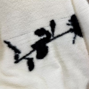 秋冬新款慵懒风痞帅仿水貂毛毛衣男款宽松潮牌复古针织衫M344/P53图片