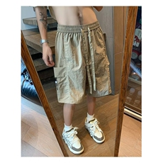 潮牌休闲短裤子男士柔软宽松多口袋潮牌工装裤速干IK282-P34，男装牛仔裤，星座1109-3