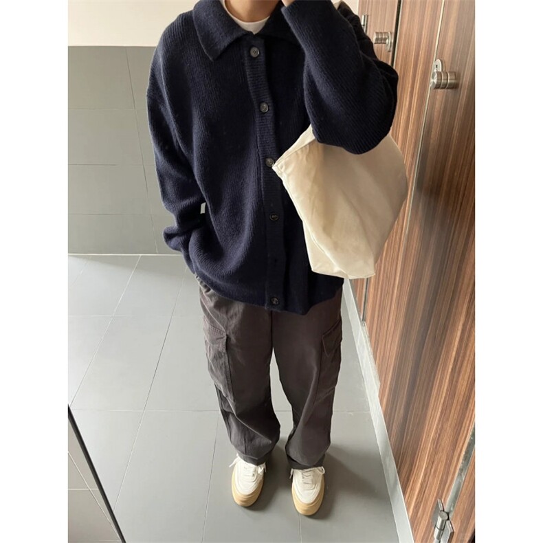 【有货】MY0339ZZ-特73秋冬季加厚针织开衫外套男士慵懒翻领毛衣,男装针织衫/毛衣,星座1007（原301D）