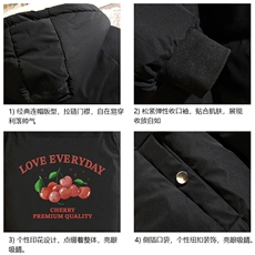 控128加绒面包服男大码羊羔毛棉衣男MY16325-P100，男装棉衣，电商A040A