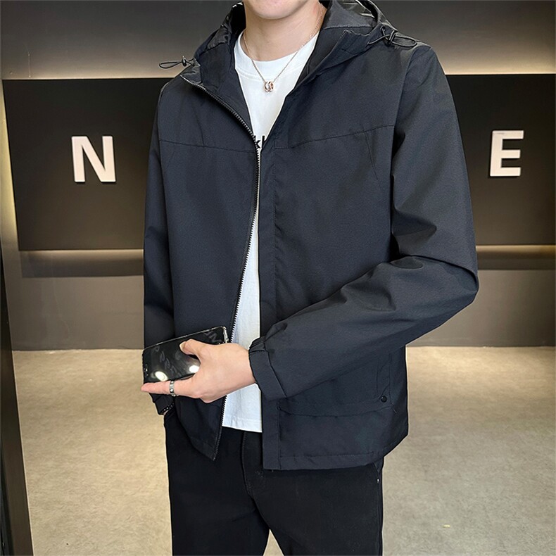 新款青少年店主风秋冬男时尚夹克连帽外套JK2688-P58控88,男装夹克,星座301B-1