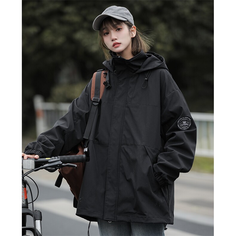 秋季新款拼接户外男士外套潮流工装夹克连帽潮流A266-JK9236-P80，男装夹克，电商A266