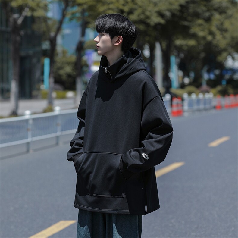 M-6XL420克户外山系大码秋季新款针织连帽套头卫109-W02040-P58,男装卫衣,星座109