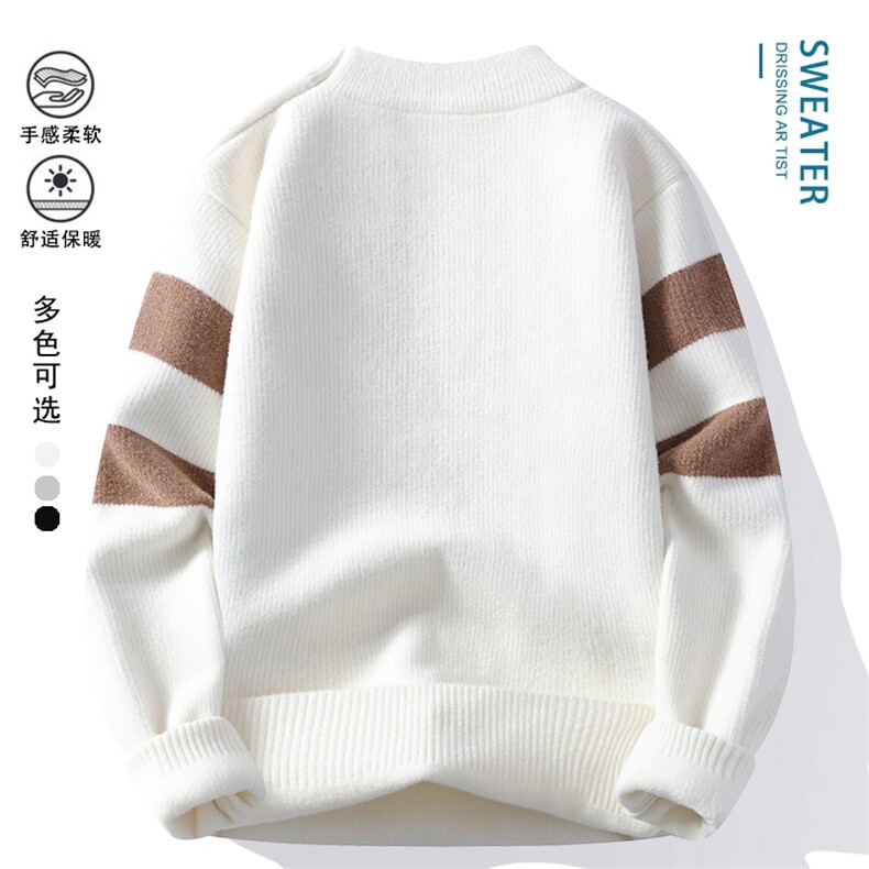 毛衣男秋冬高品质男士休闲圆领针织衫毛衣310B-3-16807-P50,男装针织衫/毛衣,星座310B-3