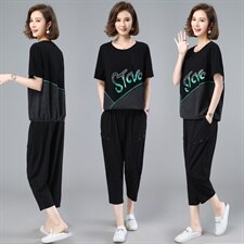 套装/套裙2021年夏季时尚气质百搭优雅简约两件套，女装套装/套裙，深水步
