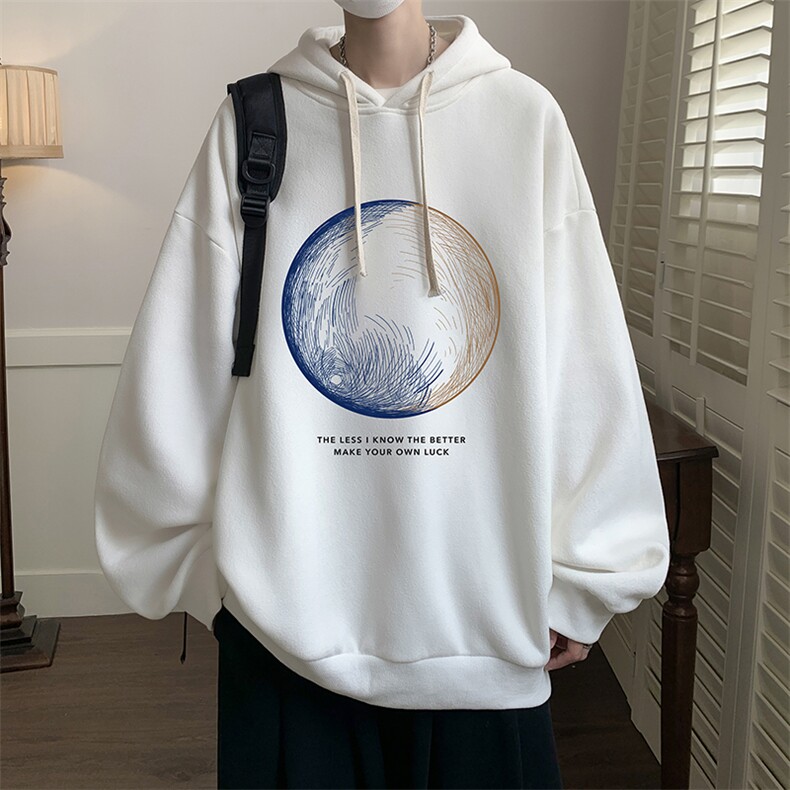 连帽卫衣男大码运动服帽衫外套WY2330-P35 加绒款-P40图片