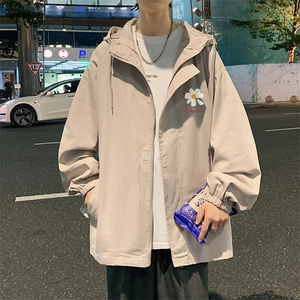 JK41059-P85 加棉款-P115 纯棉连帽夹克男士大码工装夹克男外套男图片