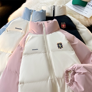 现货 抖音得物可供视频 三防加厚羽绒拼接棉衣外套面包棉服 86616图片