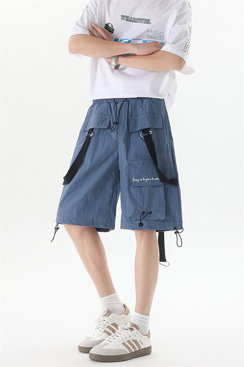 8XL-M特大码肌理感五分裤户外登山裤冲锋裤短裤男DK1502P49控68,男装休闲裤,电商D206-1