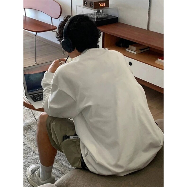 XZ809A/WW3/P35/控48印花全棉重磅长T卫衣打底衫,男装卫衣,星座809A(原222-1)