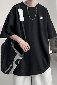 8XL-M  重磅！特大码T潮牌上衣男中性华夫格短袖T恤DX304P25控39图片