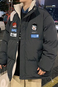 ！好数据！2023冬季加绒加厚情侣棉衣外套男棉服MY110特P78图片