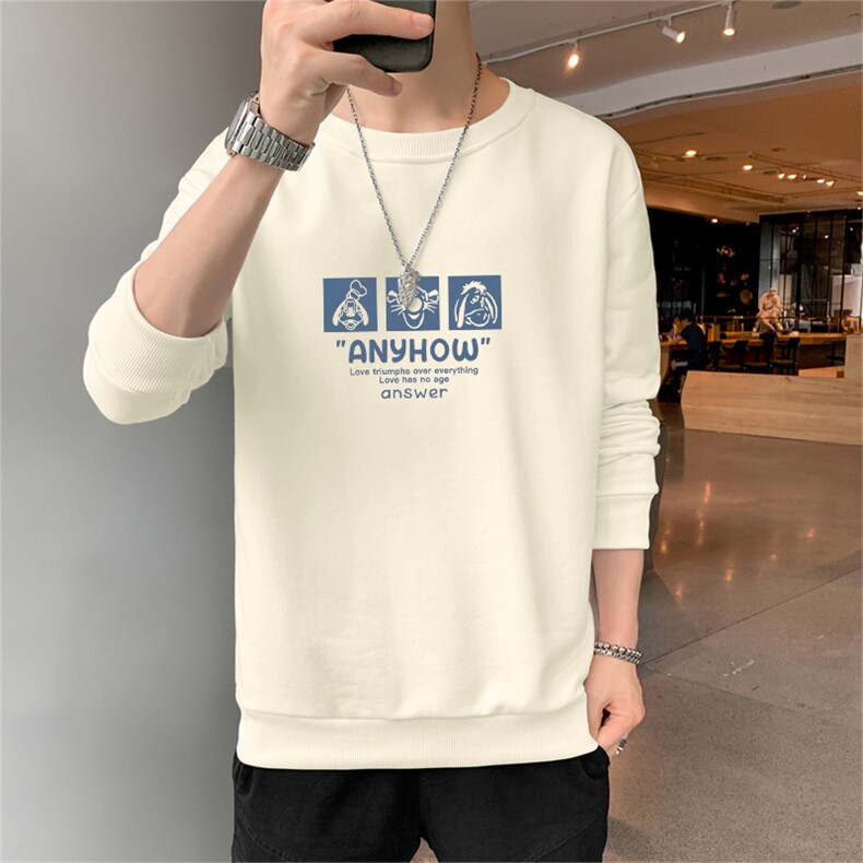 外贸跨境现货主推2025秋装新款潮流男士印花圆领卫衣大码F187-P15,男装卫衣,星座1816-2（原1210–2）