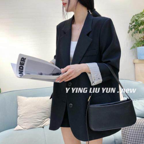 韩版条纹里衬西装外套，女装西装，迎盈柳韵