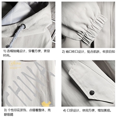 JK41208-P85加棉款-P115纯棉连帽夹克男士大码工装夹克男网格，男装夹克，电商A040A