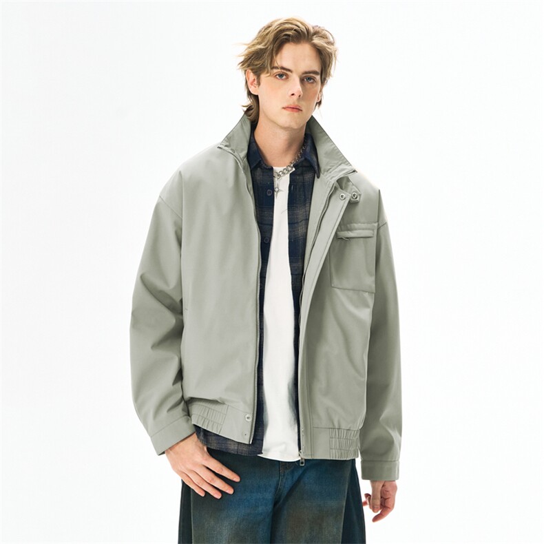 美式复古春秋立领棒球服短款休闲夹克工装外套男士JK3505P75,男装夹克,星座309（原A406）