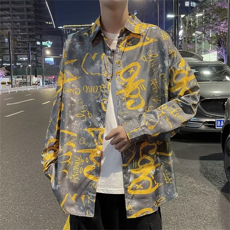 男秋季新款长袖衬衫外套C151P28,男装衬衫,星座1116-2