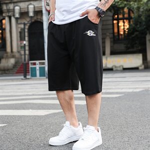 大码短裤男新款加肥加大夏季休闲短裤胖子大号个性五分裤589款图片