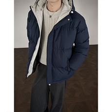 支持二开冬装加棉加厚连帽棉服男女大码棉衣外套面包服M811-P70，男装棉衣，电商A441