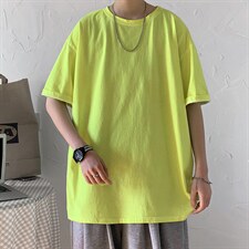 22年纯棉高品质新款重磅港风潮牌短袖宽松落肩T恤MT35010-P48，男装T恤，星座717