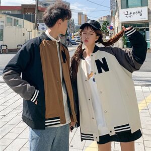 709-MY09-P95 20冬款 冬季保暖加厚复古拼接撞色夹克棉服男图片