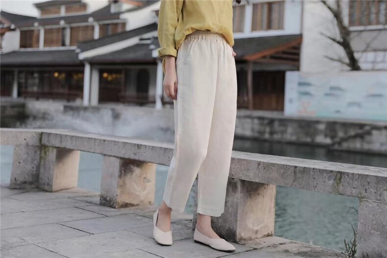 纯苎连衣裙小衫裤子裙子衬衣 时尚风 风淑女风休闲风，女装连衣裙，川哲