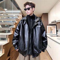 三合一加绒加厚皮棉衣男士贴标棉服棉袄翻领潮A266-PYT0061-P115，男装棉衣，电商A266