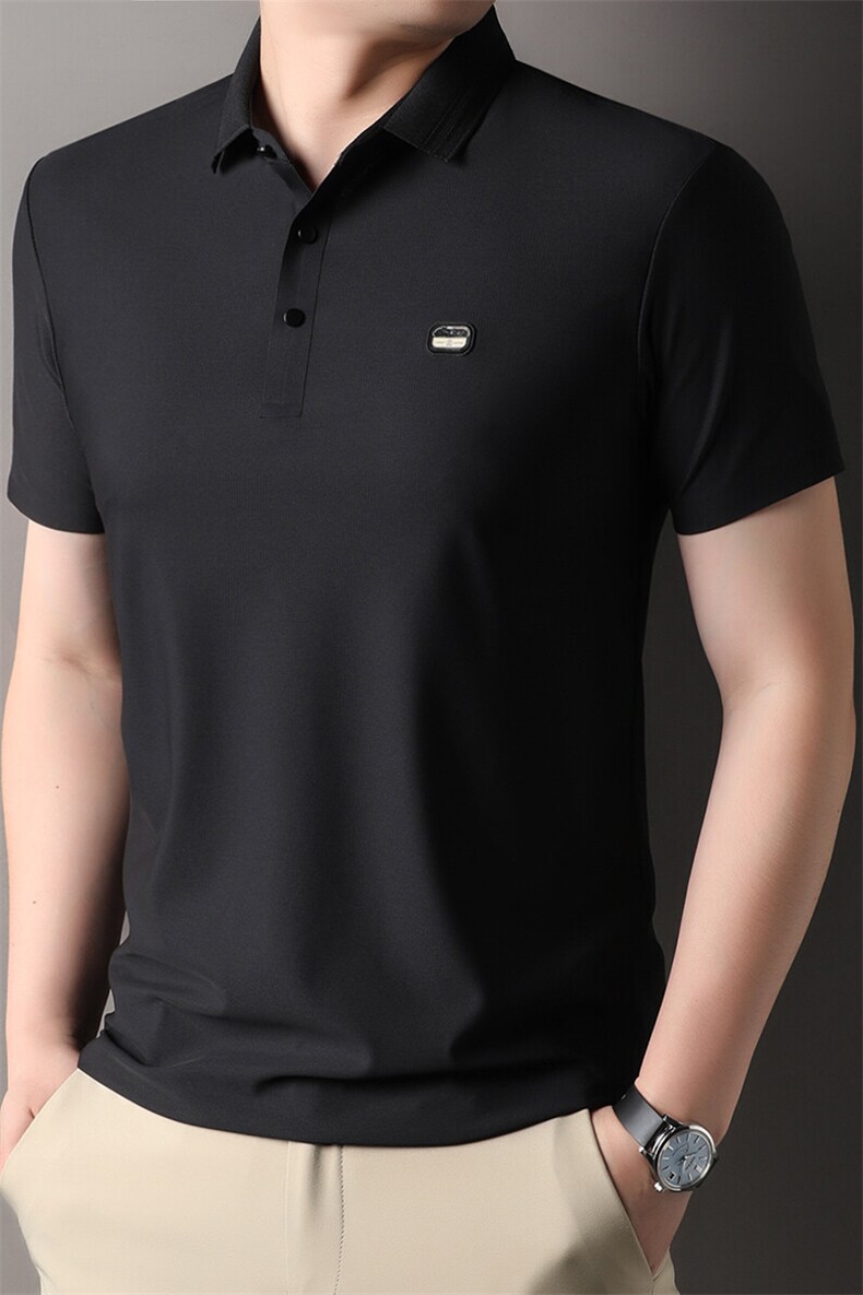 BGW802503春夏男士新款短袖T恤青年修身翻领体恤休闲POLO衫,男装Polo衫,电商B360