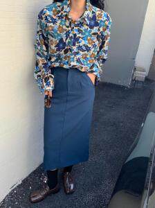 秋季港风碎花衬衣，其它，U SAY(3F)