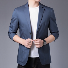 男士西装春秋薄款2023秋季新款中年爸爸装单件休闲西服外套男单西，男装西服，电商B212（原钱塘6029）