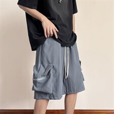 夏季工装短裤男高街直筒五分裤子ins痞帅宽松休闲中裤 K3207-P30图片