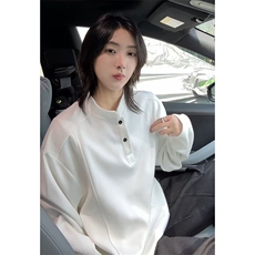 秋季美式高街cleanfit亨利领打底长袖货号C25189特P28，男装卫衣，电商A063
