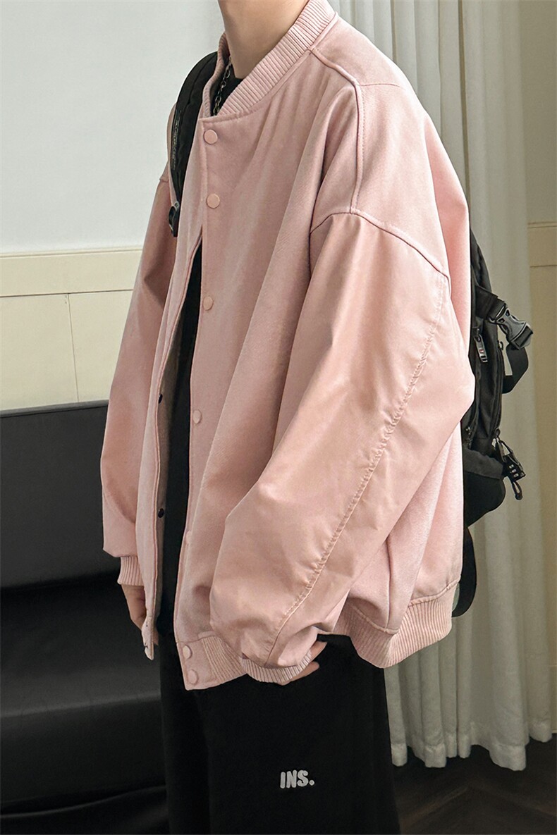 主推现货拼接皮衣夹克外套男A351-AP2516-P95,男装夹克,电商A351