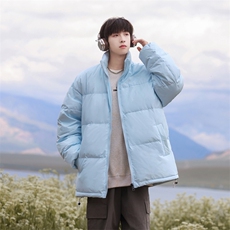 wassuphappy立领羽绒服男款冬季潮流户外加厚防寒白鸭绒休闲外套，男装羽绒服，星座109