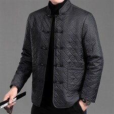 BAMJ-7811钱塘2020-2中年男士秋冬季厚款羽绒休闲简约外套P85，男装夹克，钱塘207-2