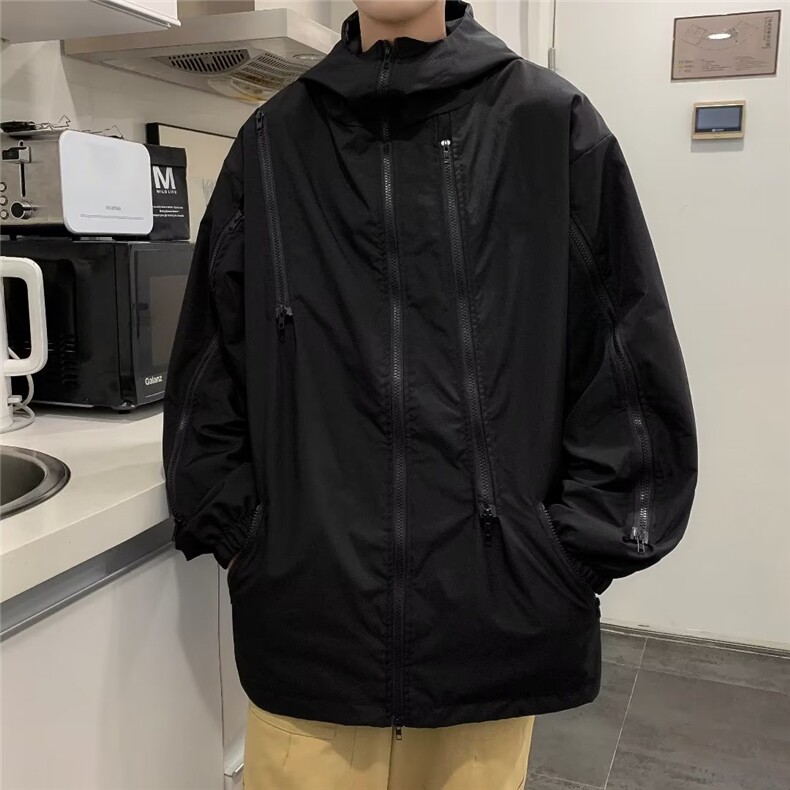 男秋季2023新款长袖夹克双层外套W2071P58,男装夹克,星座1116-2