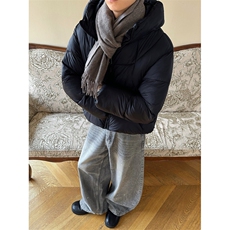 517A-8-Y90-P68基础款连帽棉服中性男女同款cleanfit纯色短款，男装棉衣，星座517A-8（原B282）
