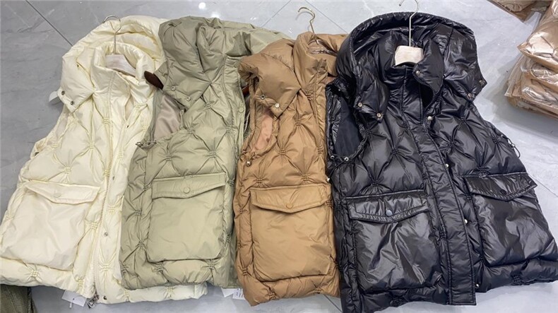 羽绒马甲，女装马甲，爱丽伽