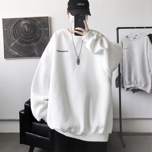 W33 情侣印花圆领秋冬卫衣 常规P28 加绒P38 S-5XL 支持定制图片