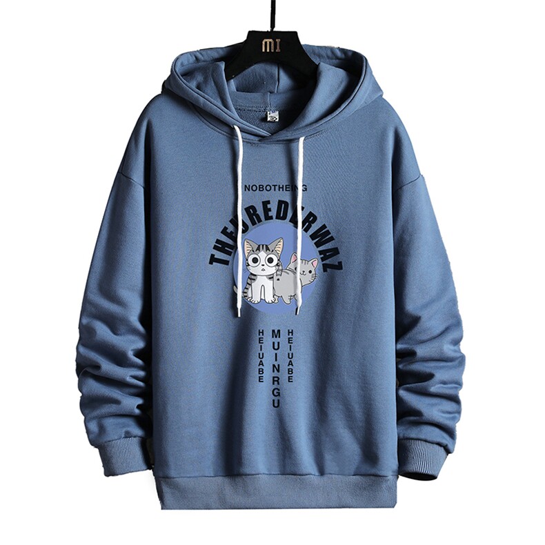 WY2160-P40纯棉连帽卫衣男大码运动帽衫宽松薄外套网格挂拍,男装卫衣,电商A040A