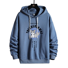WY2160-P40纯棉连帽卫衣男大码运动帽衫宽松薄外套网格挂拍，男装卫衣，电商A040A