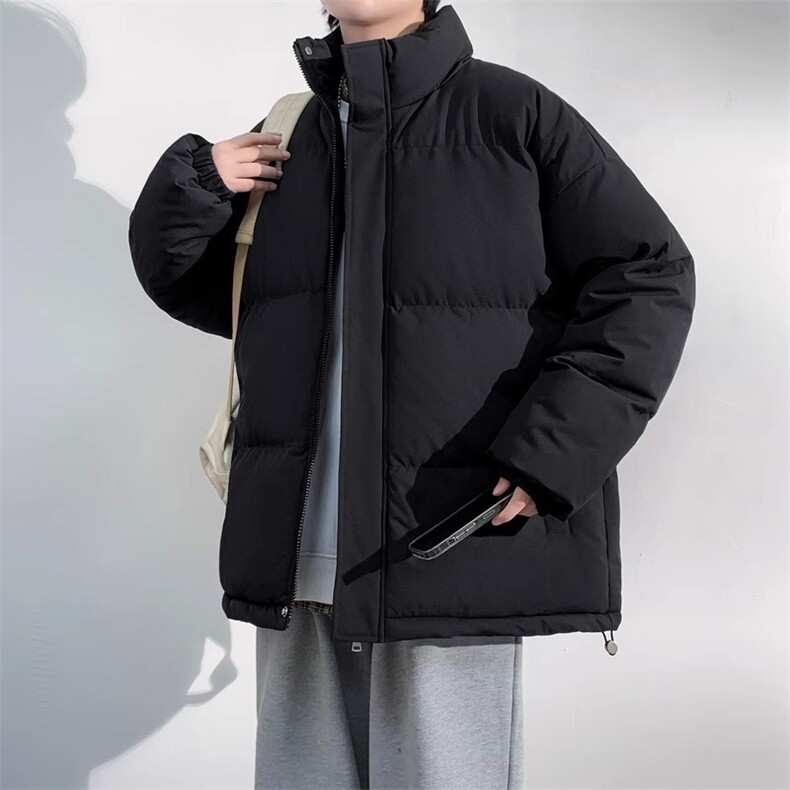 1506/QY200/P56棉服立领带门襟棉衣图片