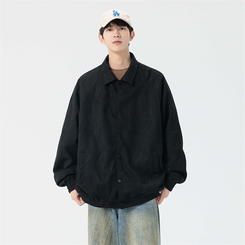 1506-1/QD40/P592025秋冬潮牌大码夹克男时尚设计感翻领外套,男装夹克,星座1506