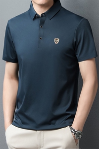 POLO衫男上衣半袖男装衣服男士体恤衫T恤潮牌休闲翻领爸爸短袖男图片