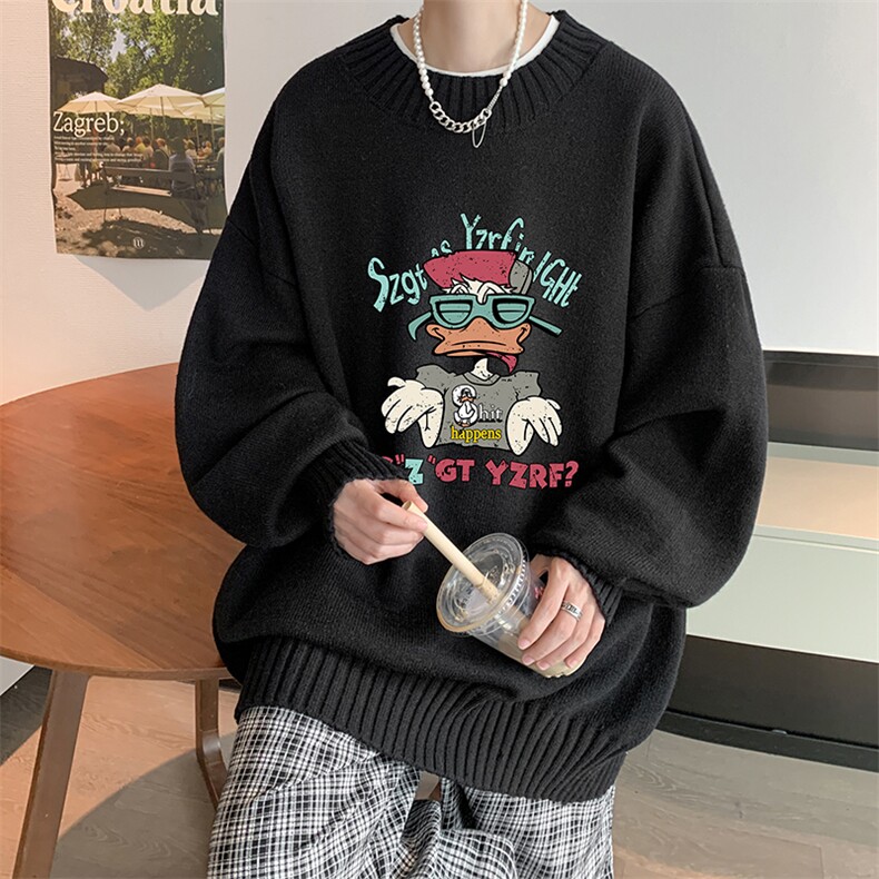 半高领毛衣男大码胖子针织衫毛线衣M18380-P45加绒款-P65,男装针织衫/毛衣,电商A040