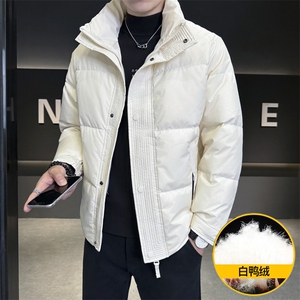 8235-P160 【标50%白鸭绒】男士冬季羽绒服2025新款加厚时外套图片