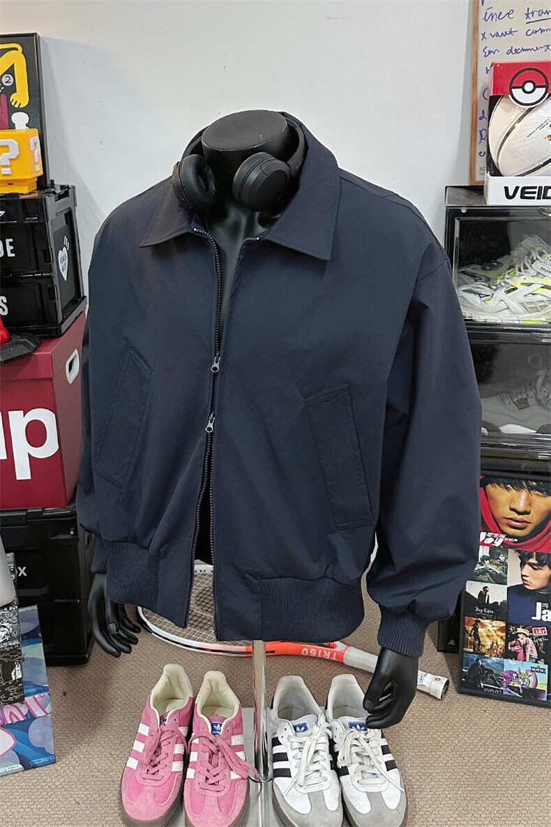 主推春季翻领飞行服夹克短款外套男装宽松外套春装拉链衫S384特68,男装夹克,电商A233-1